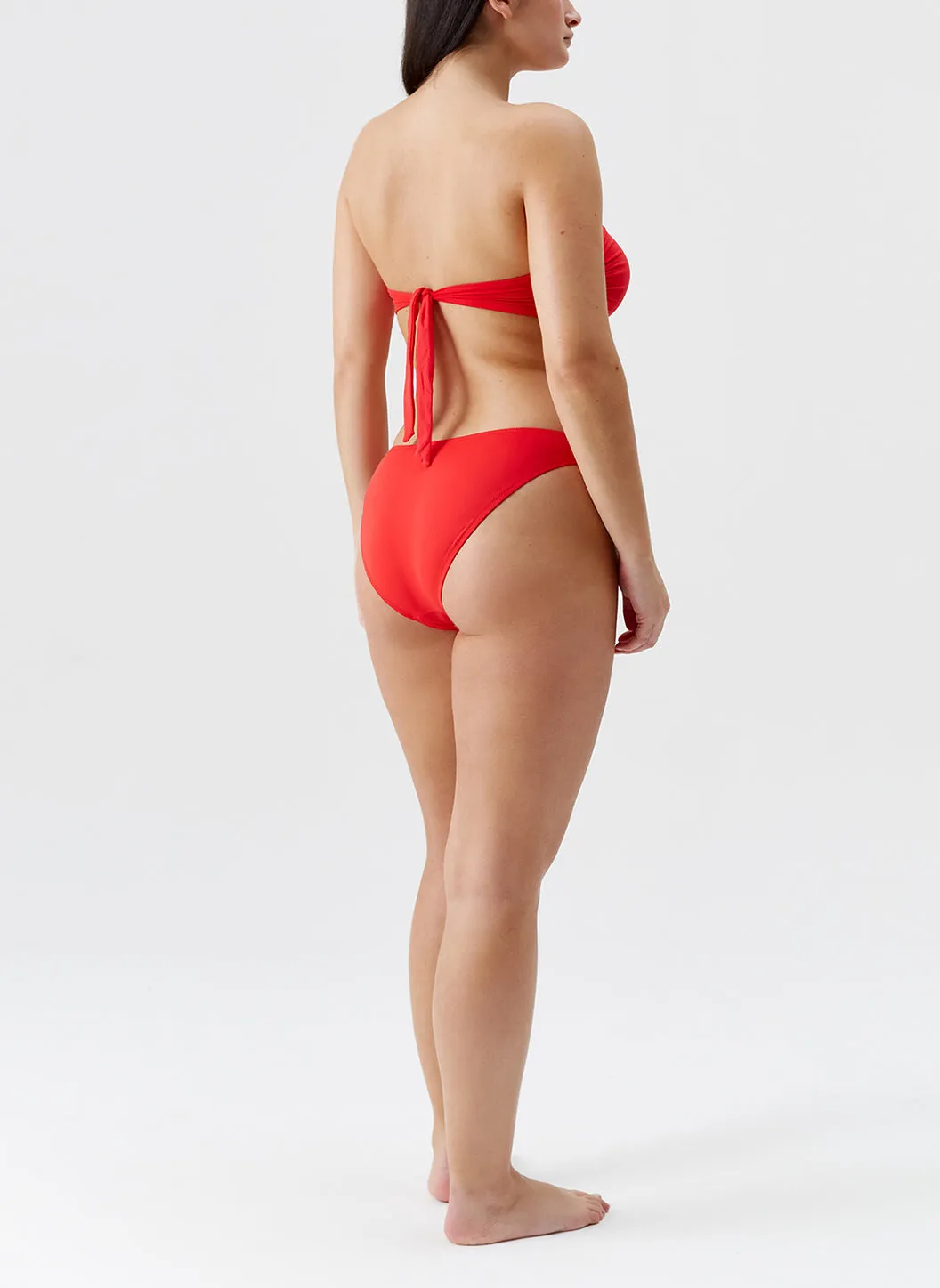 Barcelona Red Bikini Top
