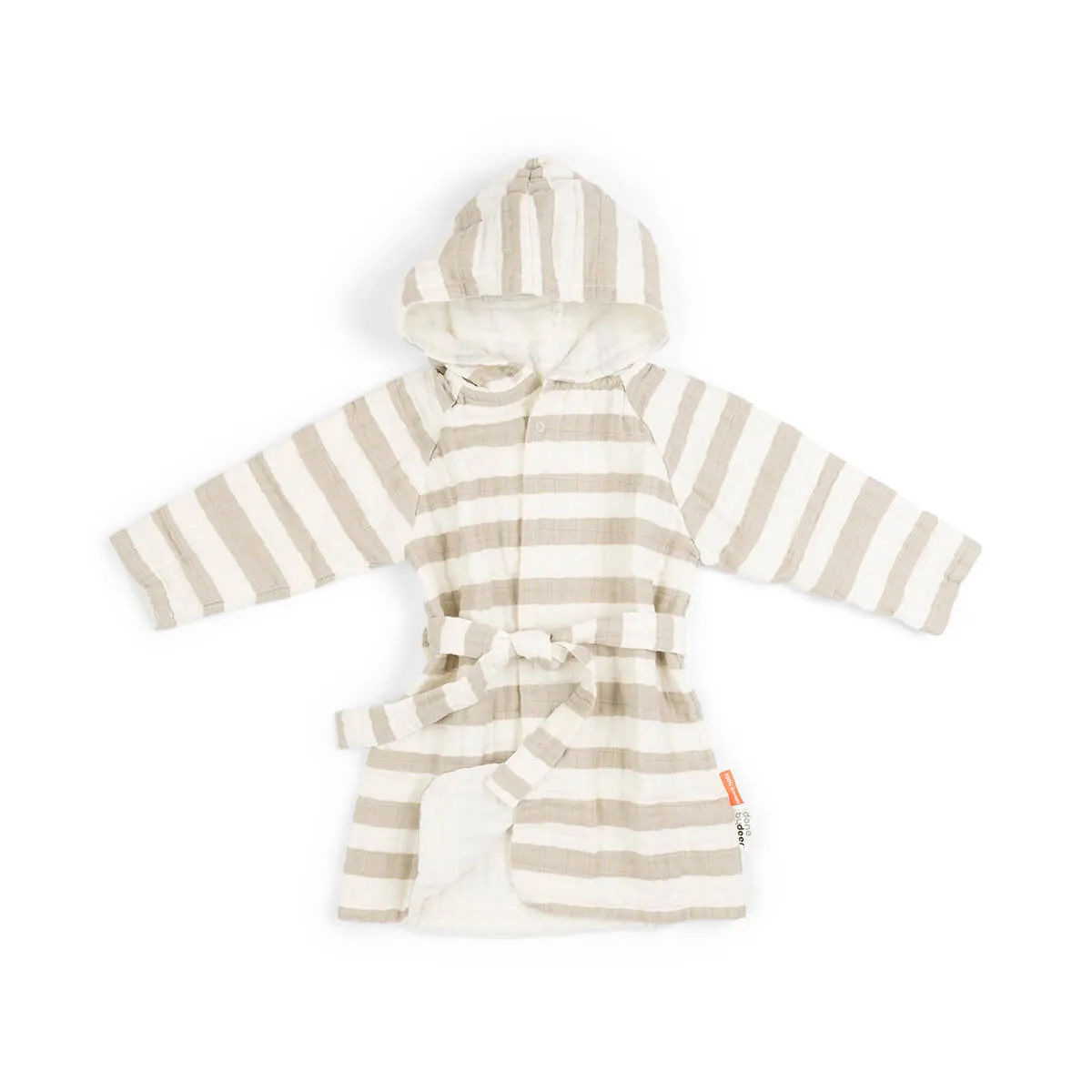 Bathrobe 1-2 years - Stripes - Sand