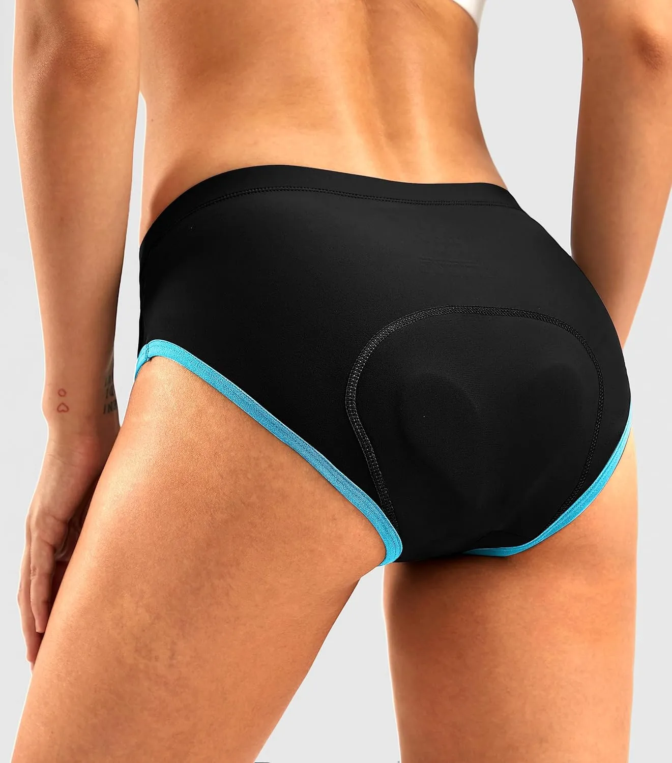 Bikewa Women's 4D Padded Bike Underwear Cycling Bicycle Shorts Biking Riding Briefs Biker Cycle Undershorts for Women