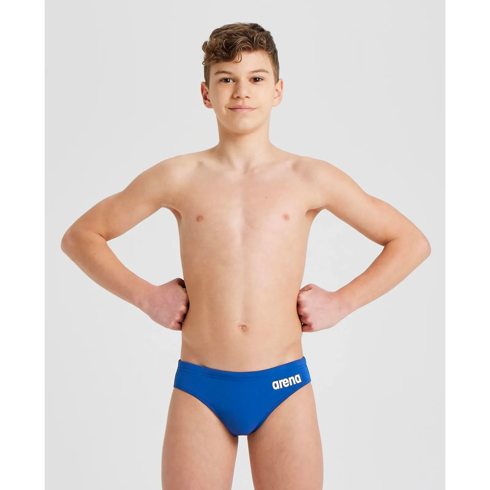 BOYS' TEAM SWIM BRIEF SOLID - ROYAL