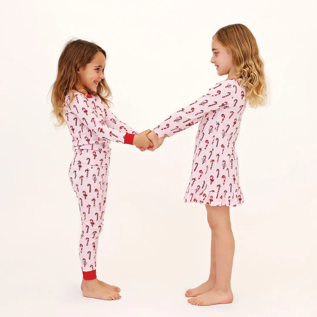CANDY CANES TWO PIECE PJS