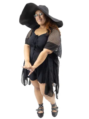 Carmella Fishnet Chiffon Kaftan
