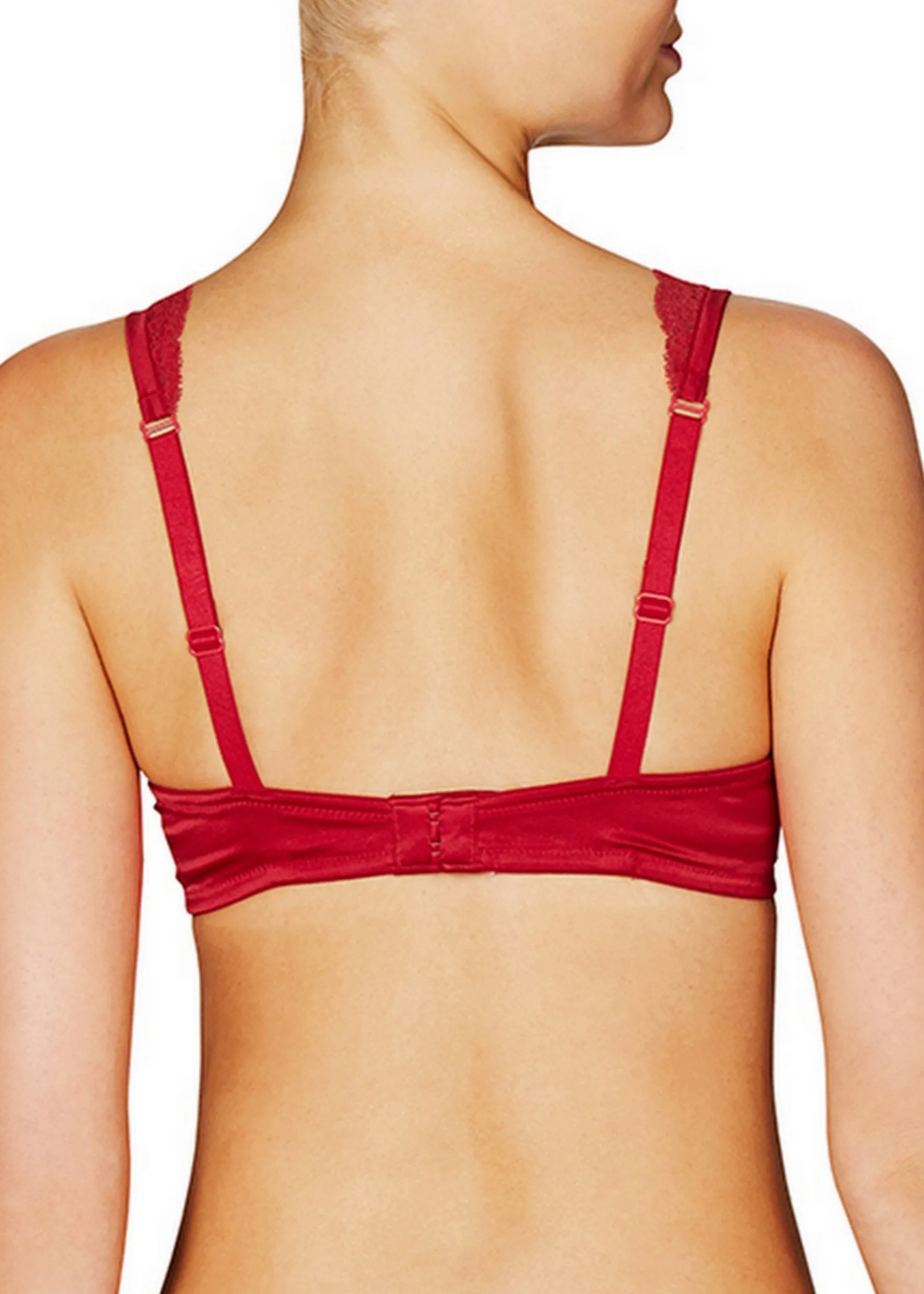 Clara Whispering Contour Balconnet Bra (Tango Red)