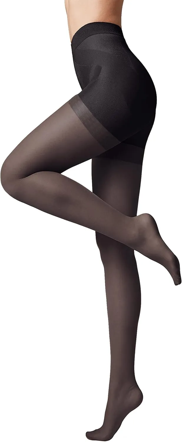 Conte High Waist Control Top Push Up Shaping Sheer Pantyhose Tights X-Press 20 Den