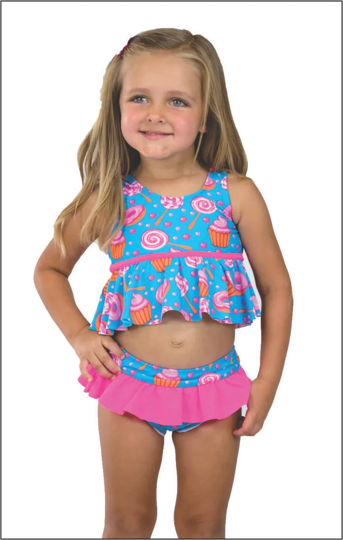 Coral & Reef Honey Cupcake Party Tankini Set