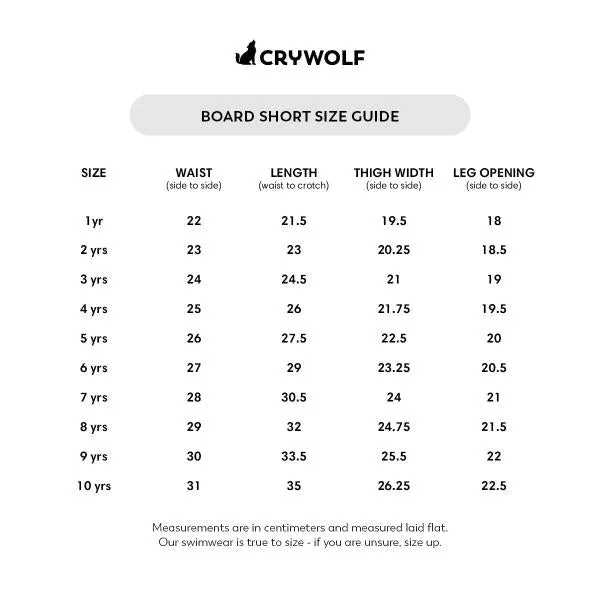 CRYWOLF Board Short - Paradise