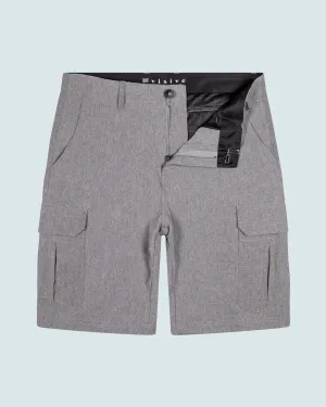 Export Mens Cargo Hybrid  Short - Charcoal