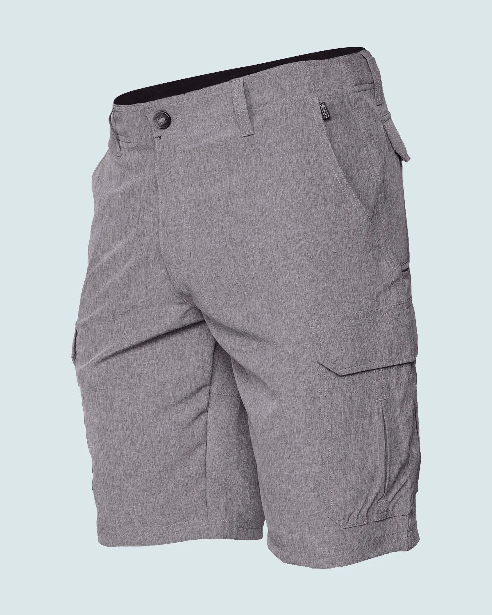 Export Mens Cargo Hybrid  Short - Charcoal
