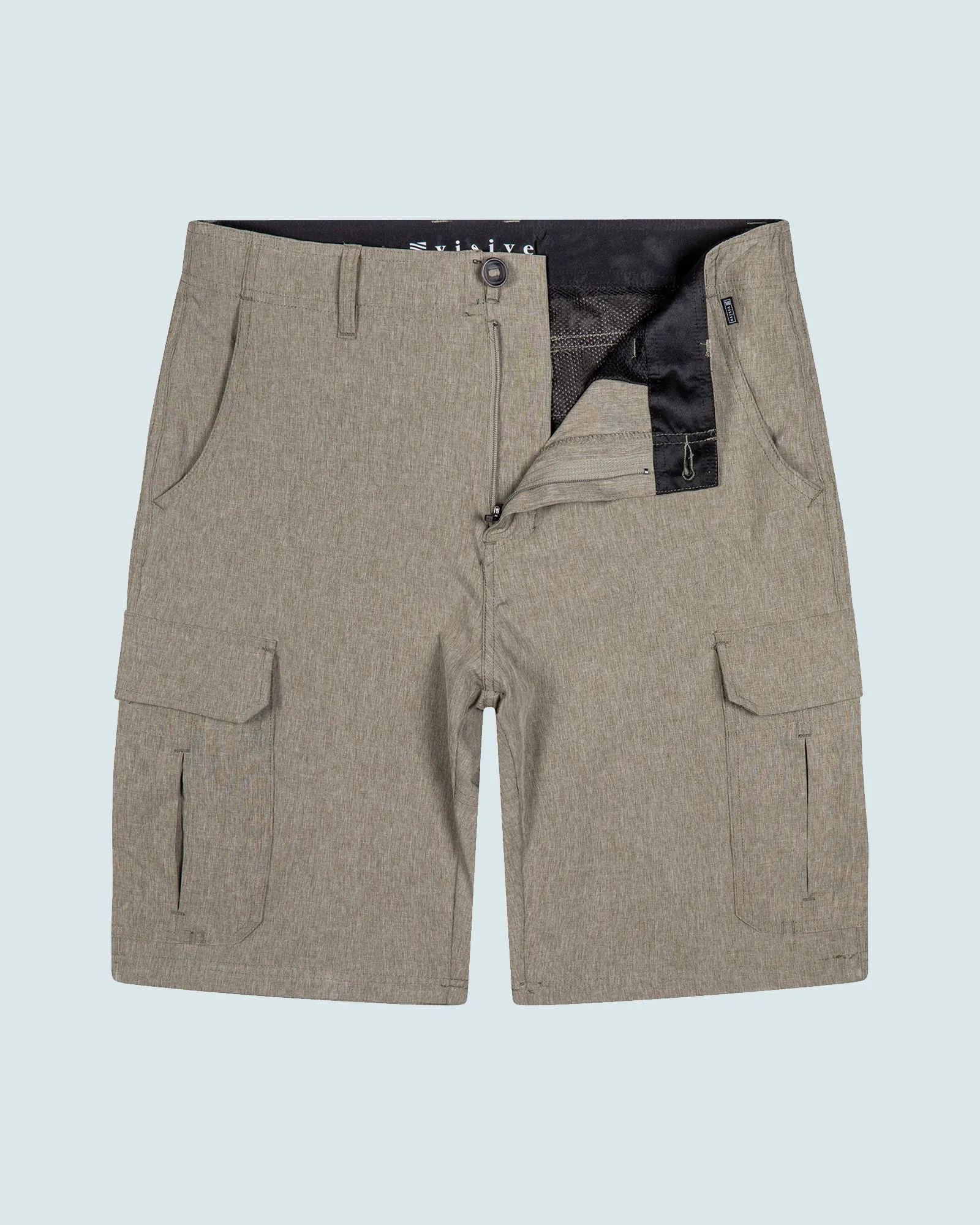 Export Mens Cargo Hybrid  Short - Charcoal