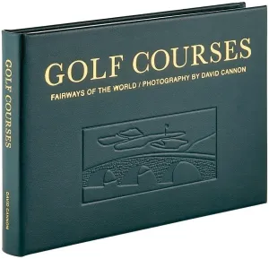 Graphic Image Golf Courses FAIRWAYS of The World in Rich Green Leather