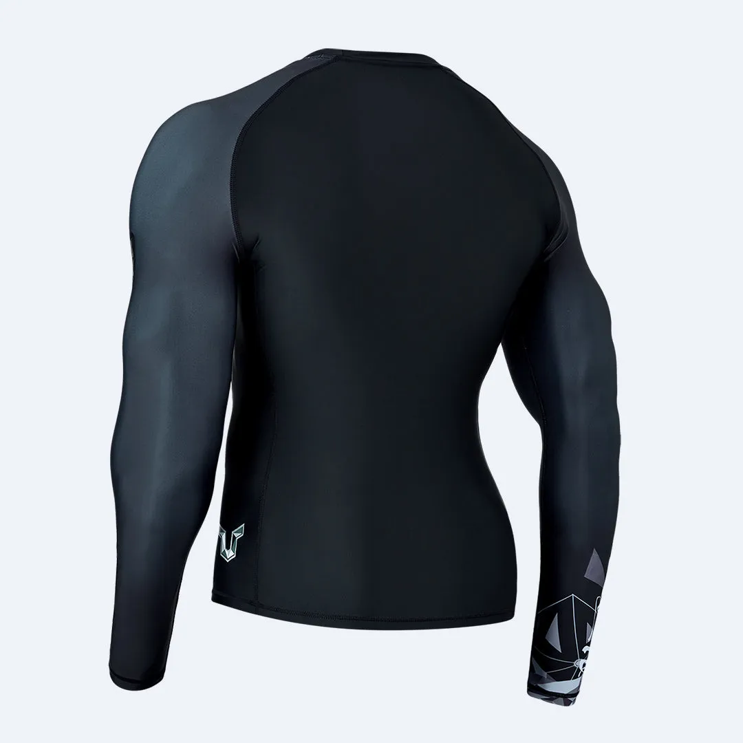 Graphic UPF50  Long Sleeve Rash Guards for Men - Eagle Style