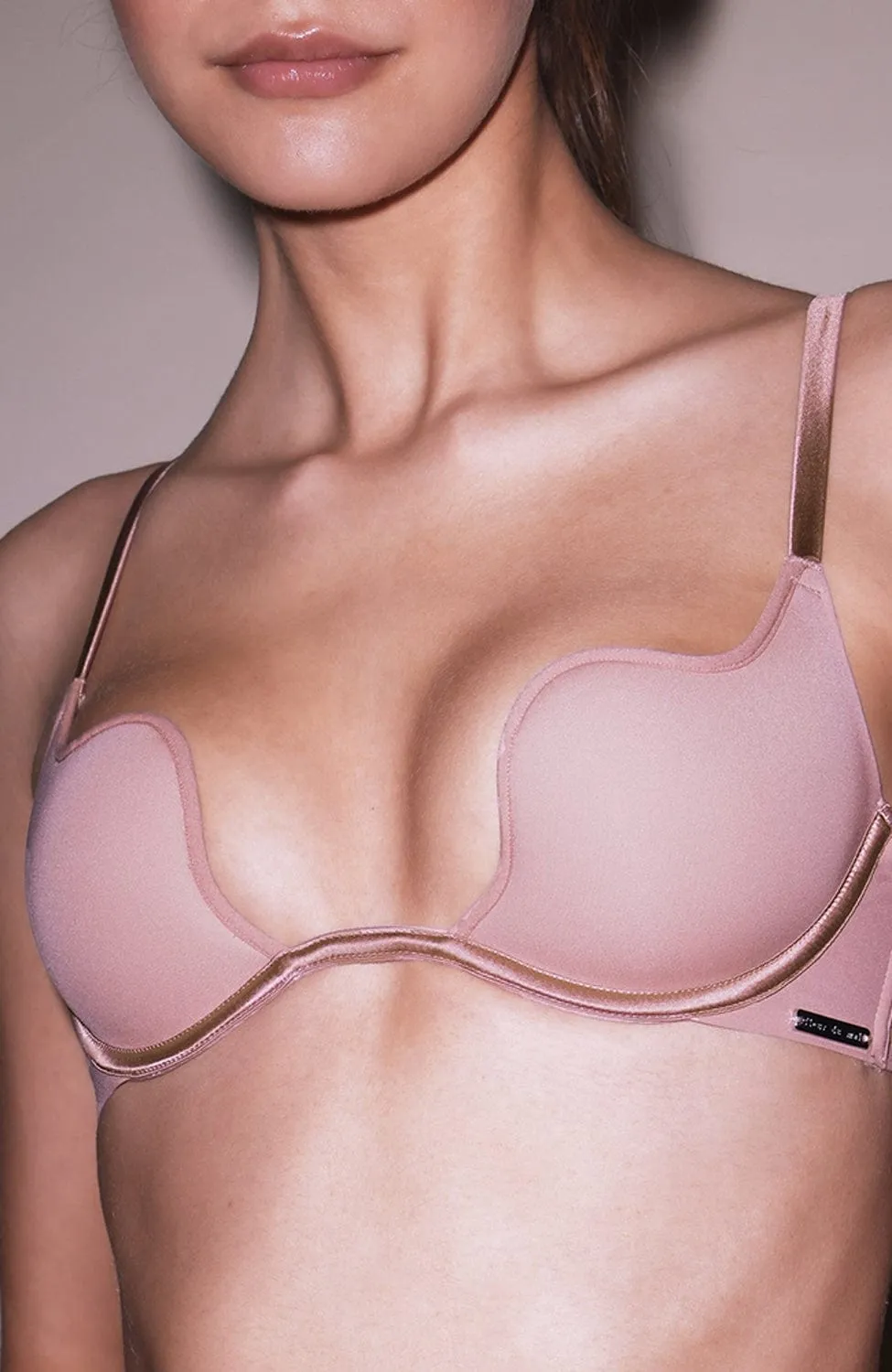 Le Stretch Micro U-Plunge Push Up Bra Bundle Set