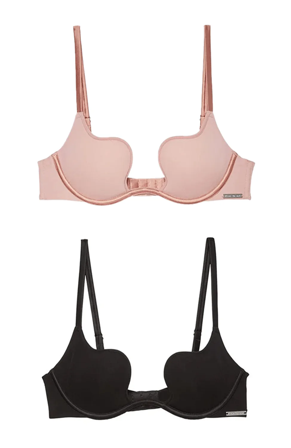 Le Stretch Micro U-Plunge Push Up Bra Bundle Set