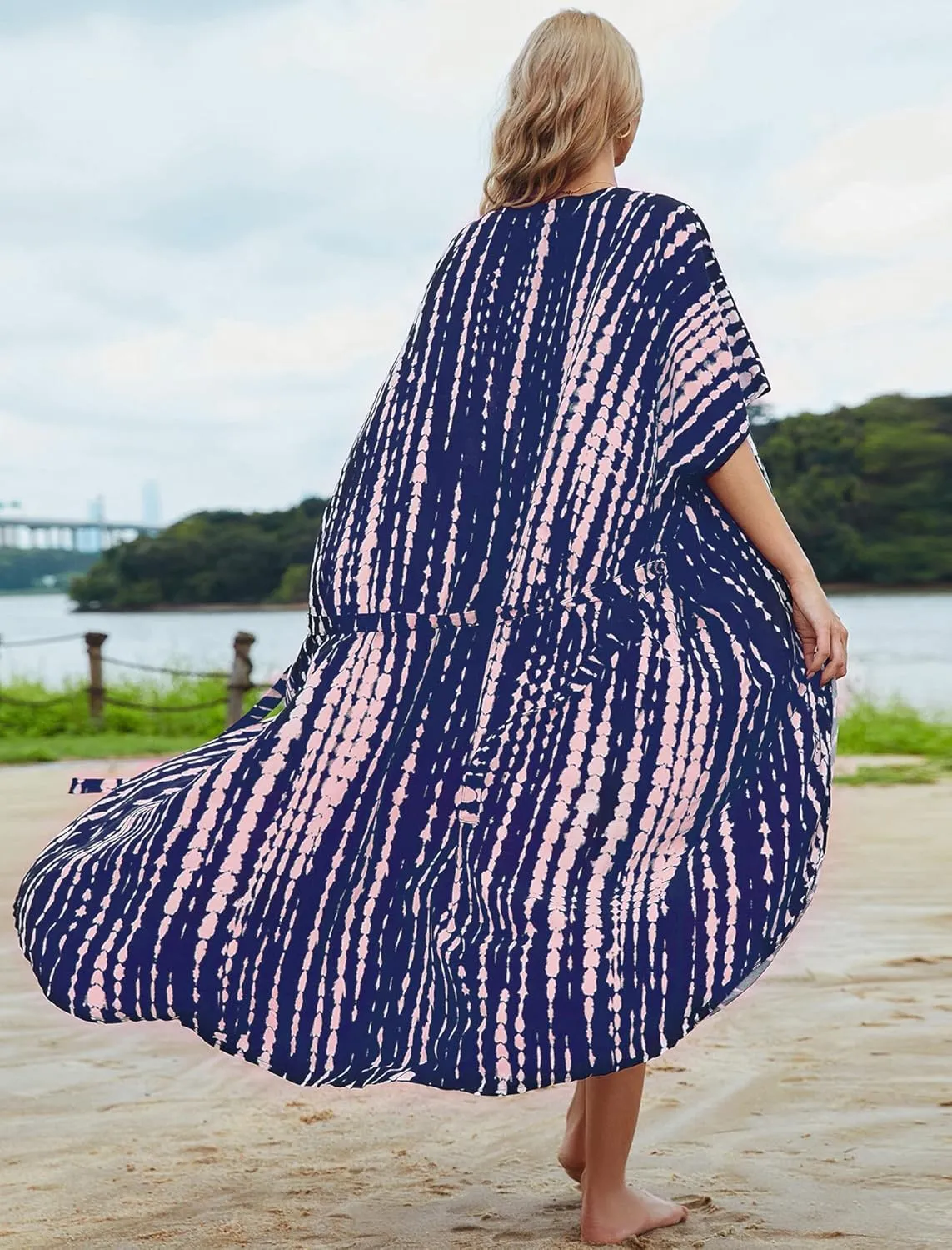 Long Kimonos Swimsuit Cover ups for Women Plus Size Maternity Swimwear Coverup Beach Wear Vacation Outfits