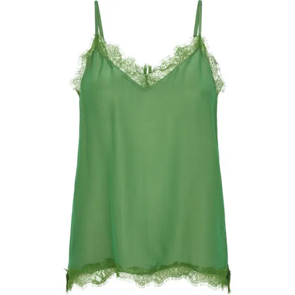 Macy Strap Top - Medium Green