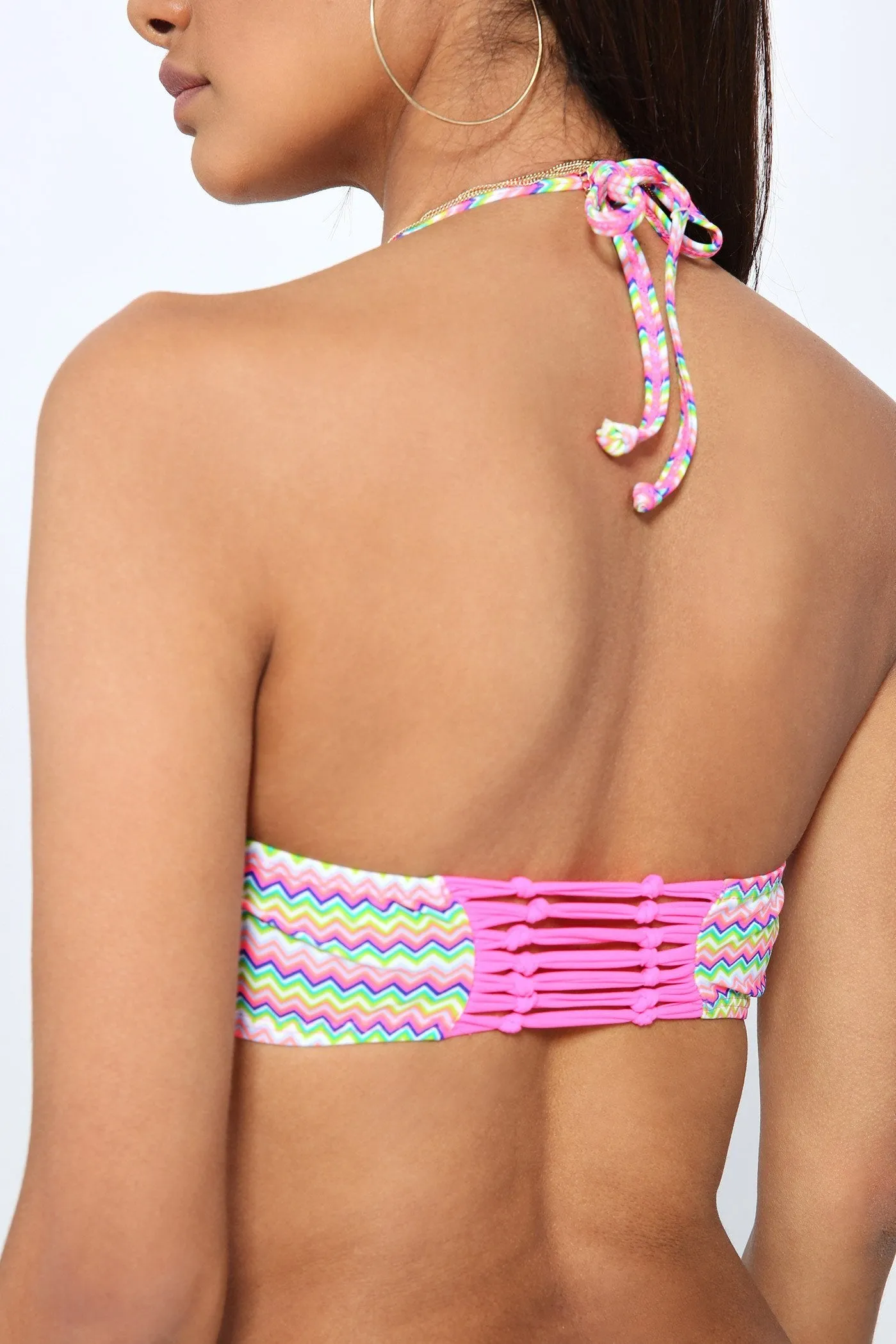 Multi Zig Zag Bikini Top