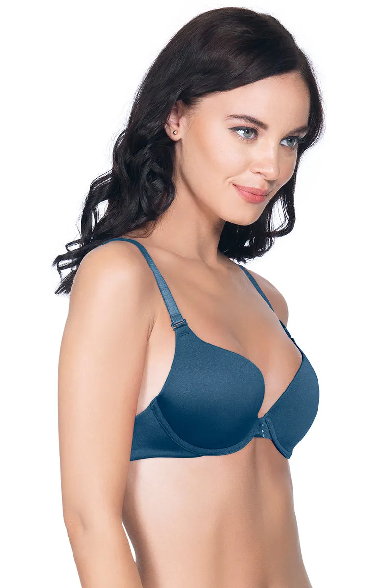 Perfect Lift Padded Wired Demi Bra - Bottle Green