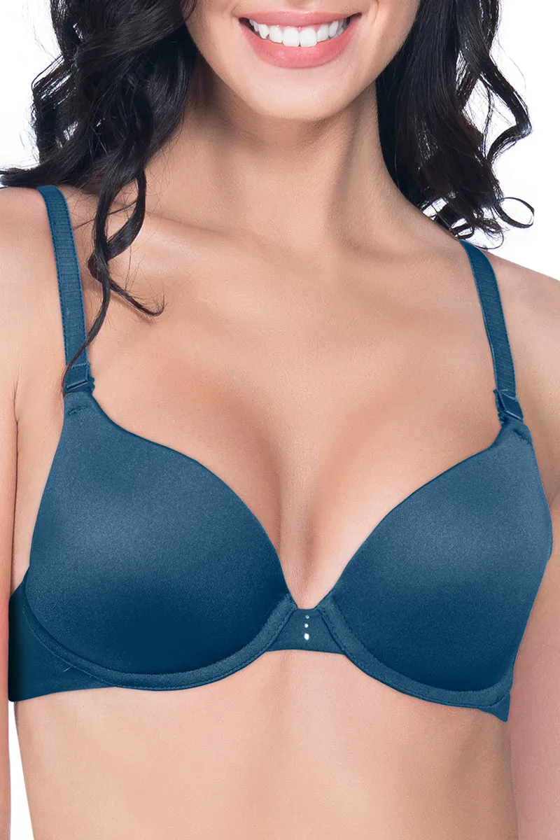 Perfect Lift Padded Wired Demi Bra - Bottle Green