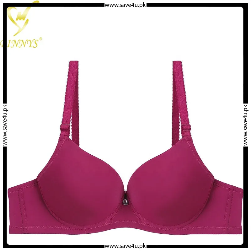 Plain Elegant Push Up Double Padded Bra