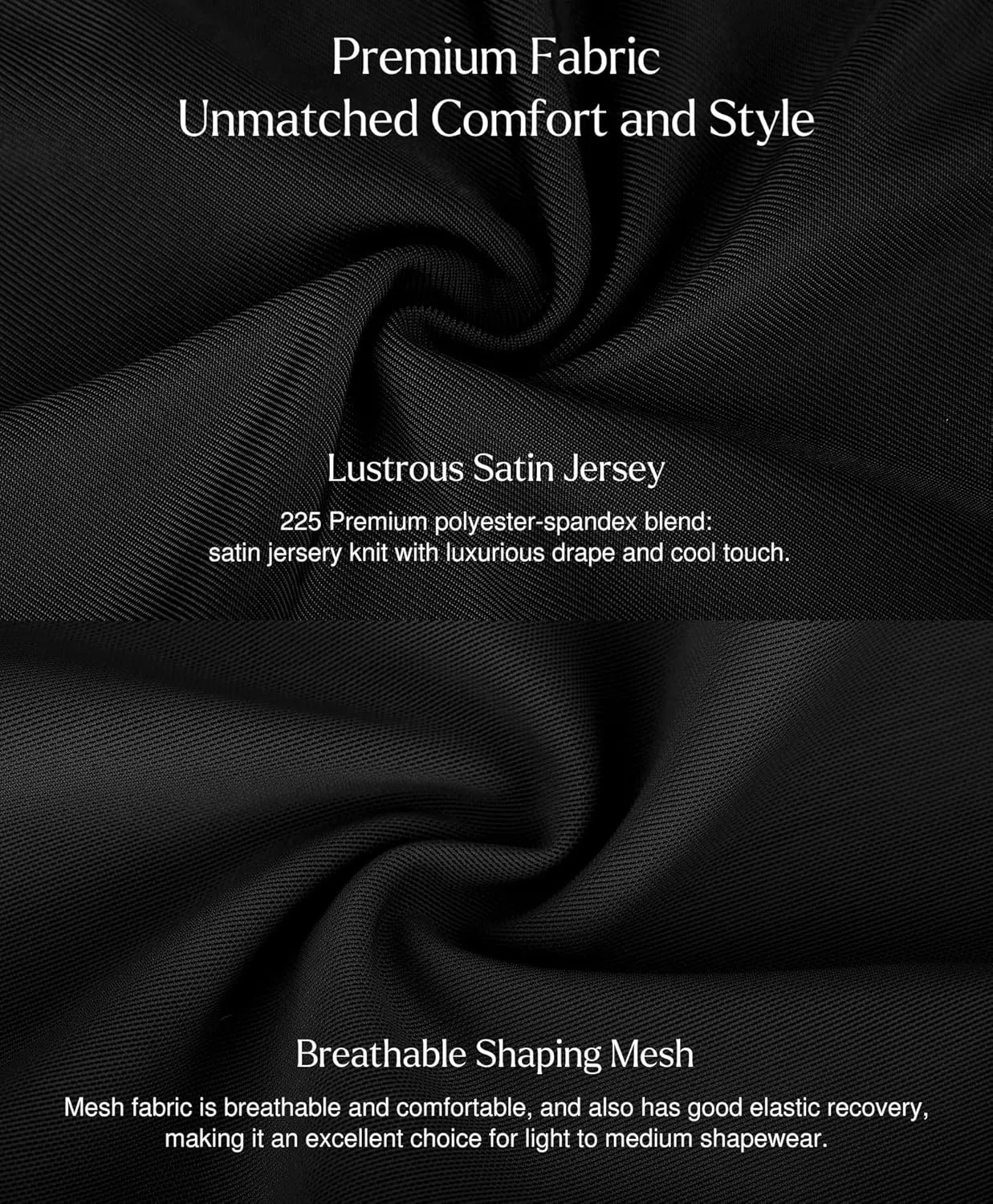 Popilush Mini Dress for Women V Neck Beach Vacation Clothes Summer Party Side Slit Cocktail Dress With Built in Shapewear