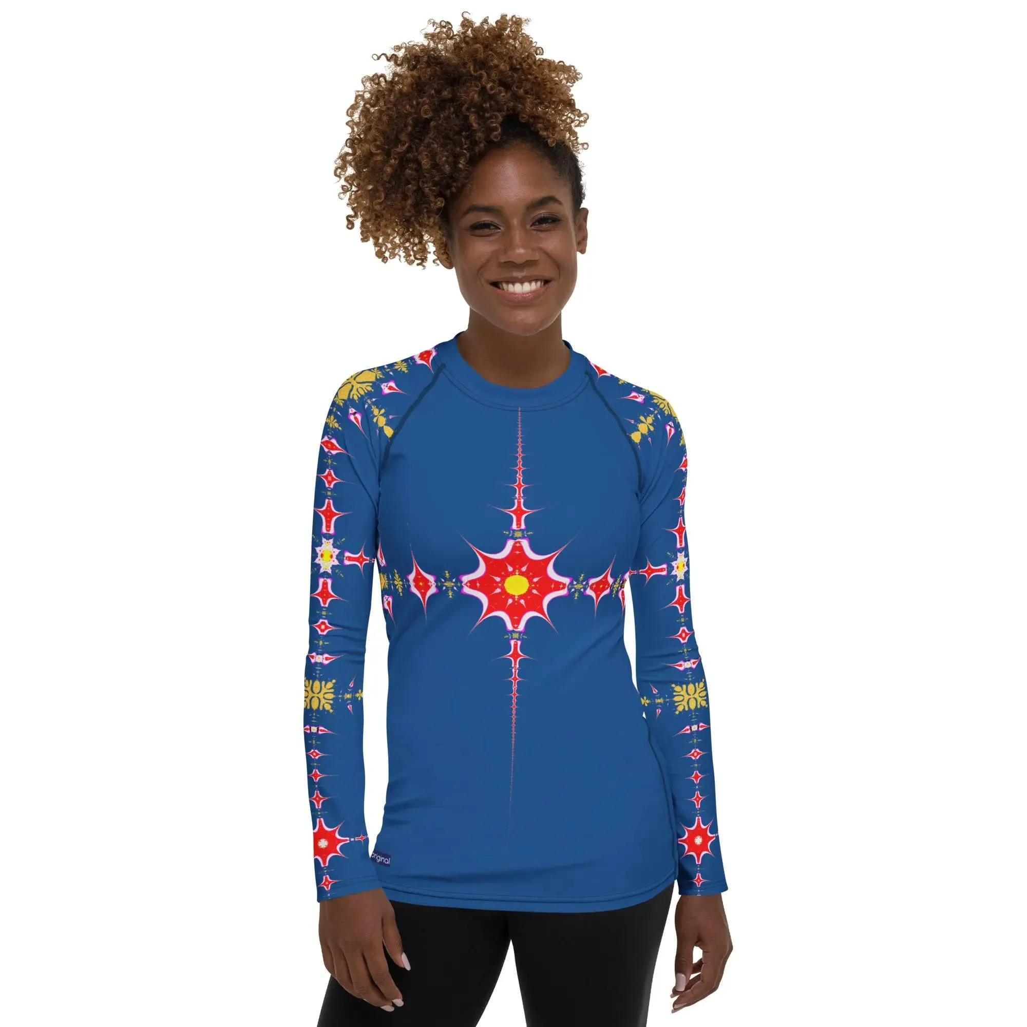 "Hippie Trippy" Collection - Women's Rash Guard