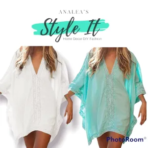 Sandy Chiffon Beach Cover Up