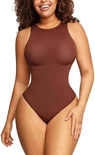 Seamless High-Neck Bodysuit Shapewear