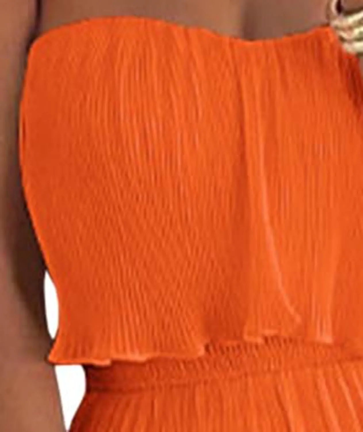 SEMATOMALA Women's Boho Tube Top Tiered Ruffle Slim Fitted Maxi Dress Smocked Vacation Holiday Long Dress