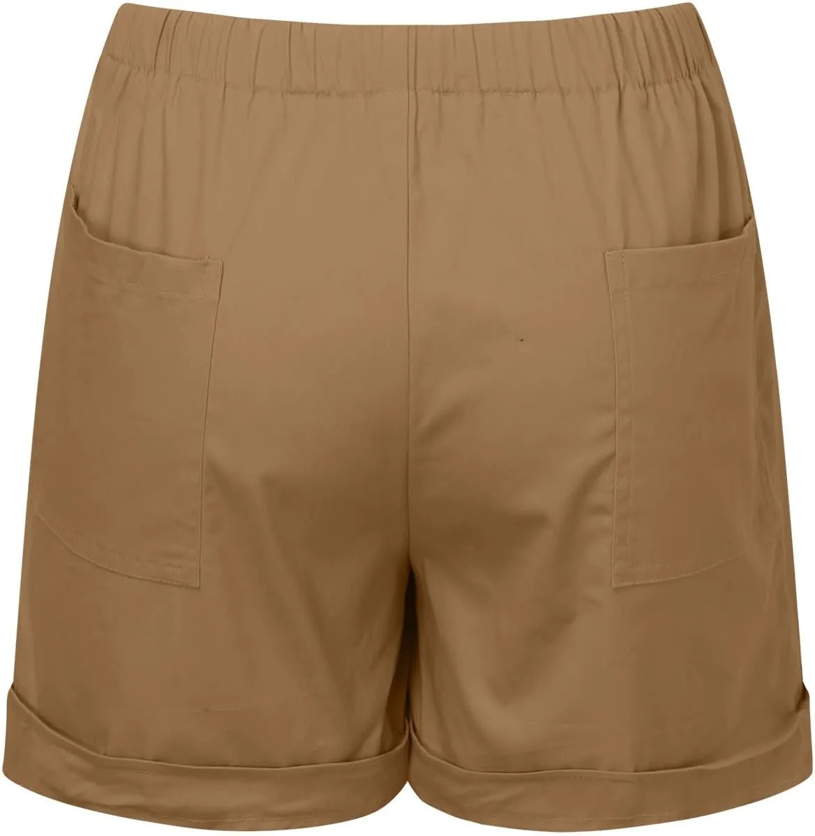 Shorts for Women Trendy 2025 Casual Summer Drawstring Shorts with Pockets Beach Loose Elastic Waist Vacation Clothes