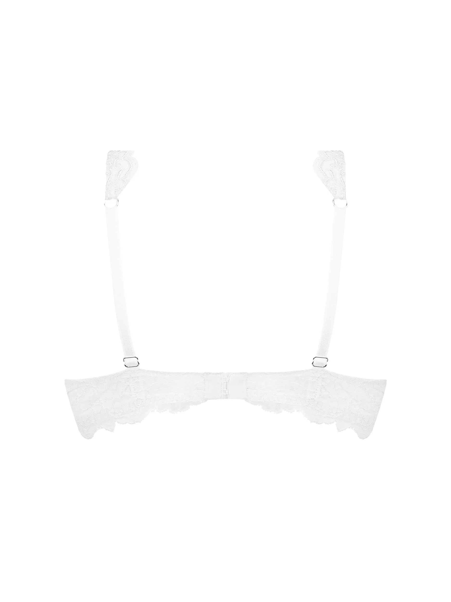 Sublime en Dentelle White Glam Bra