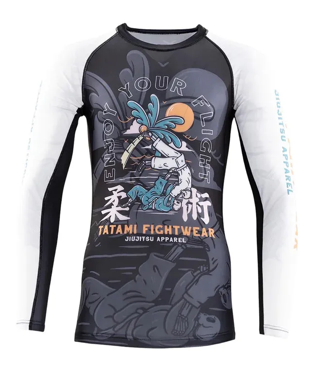Tatami "Enjoy Your Flight" Eco Tech Recycled Rash Guard