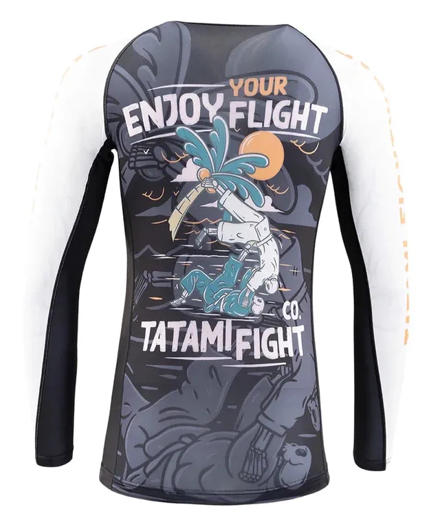 Tatami "Enjoy Your Flight" Eco Tech Recycled Rash Guard
