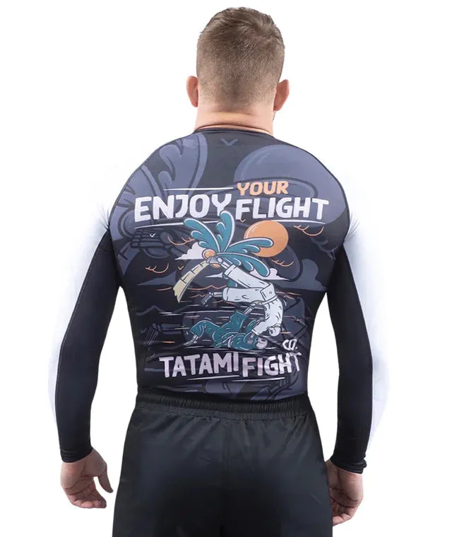 Tatami "Enjoy Your Flight" Eco Tech Recycled Rash Guard