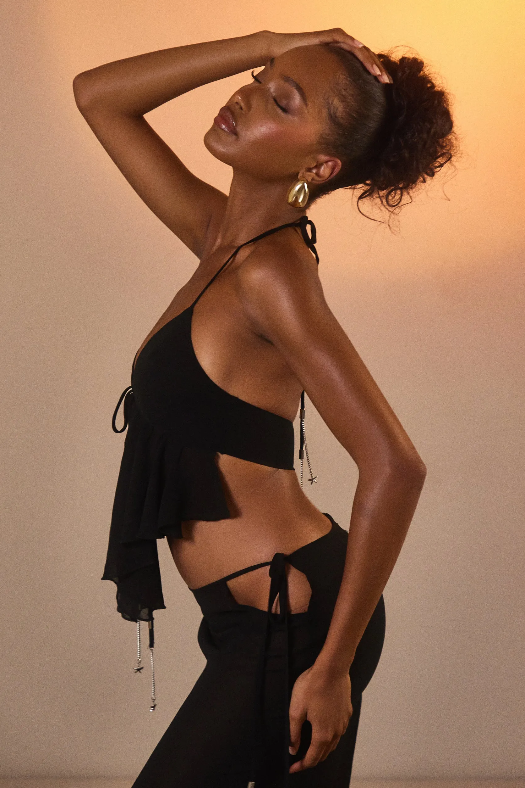 The clementine top - Black