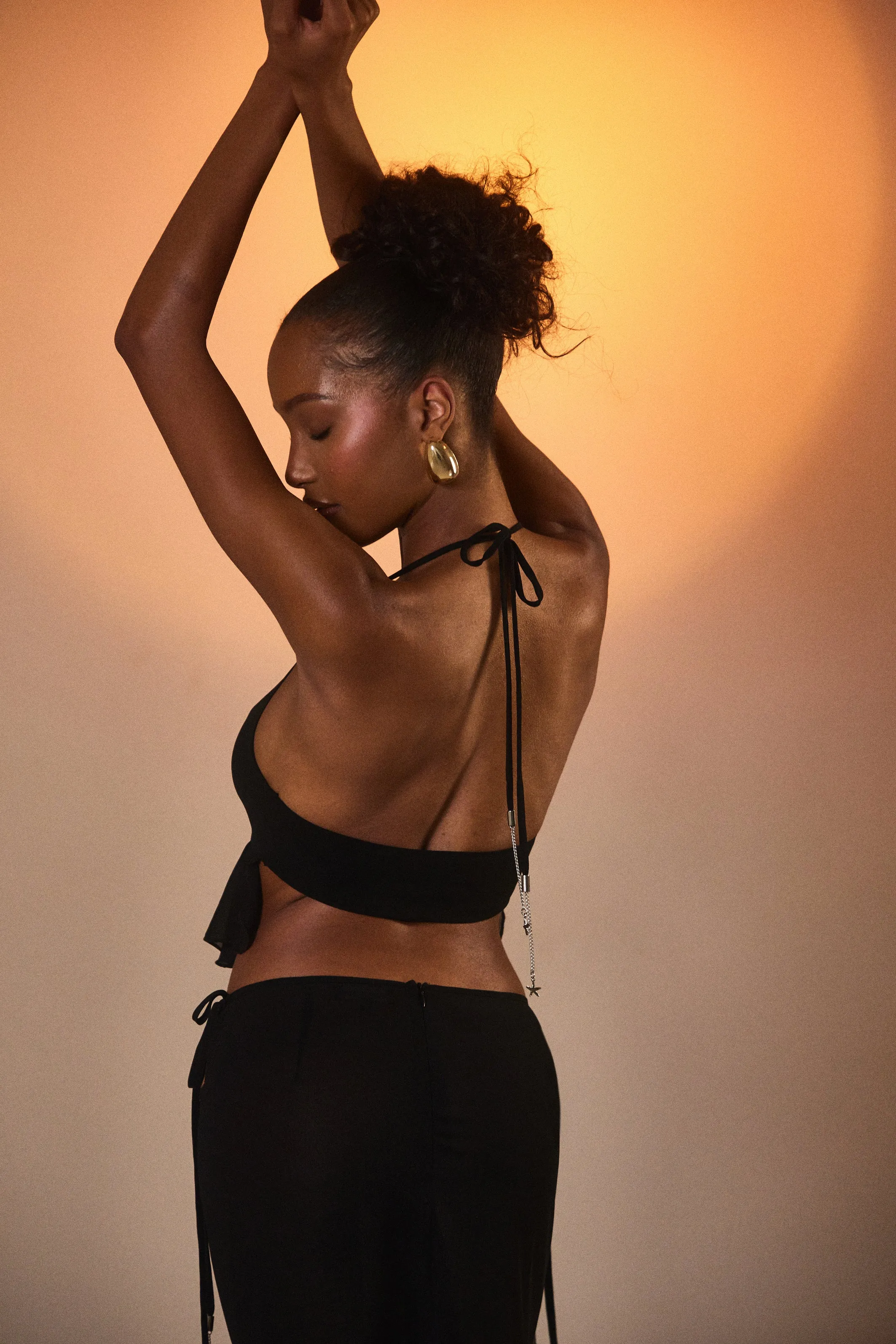The clementine top - Black