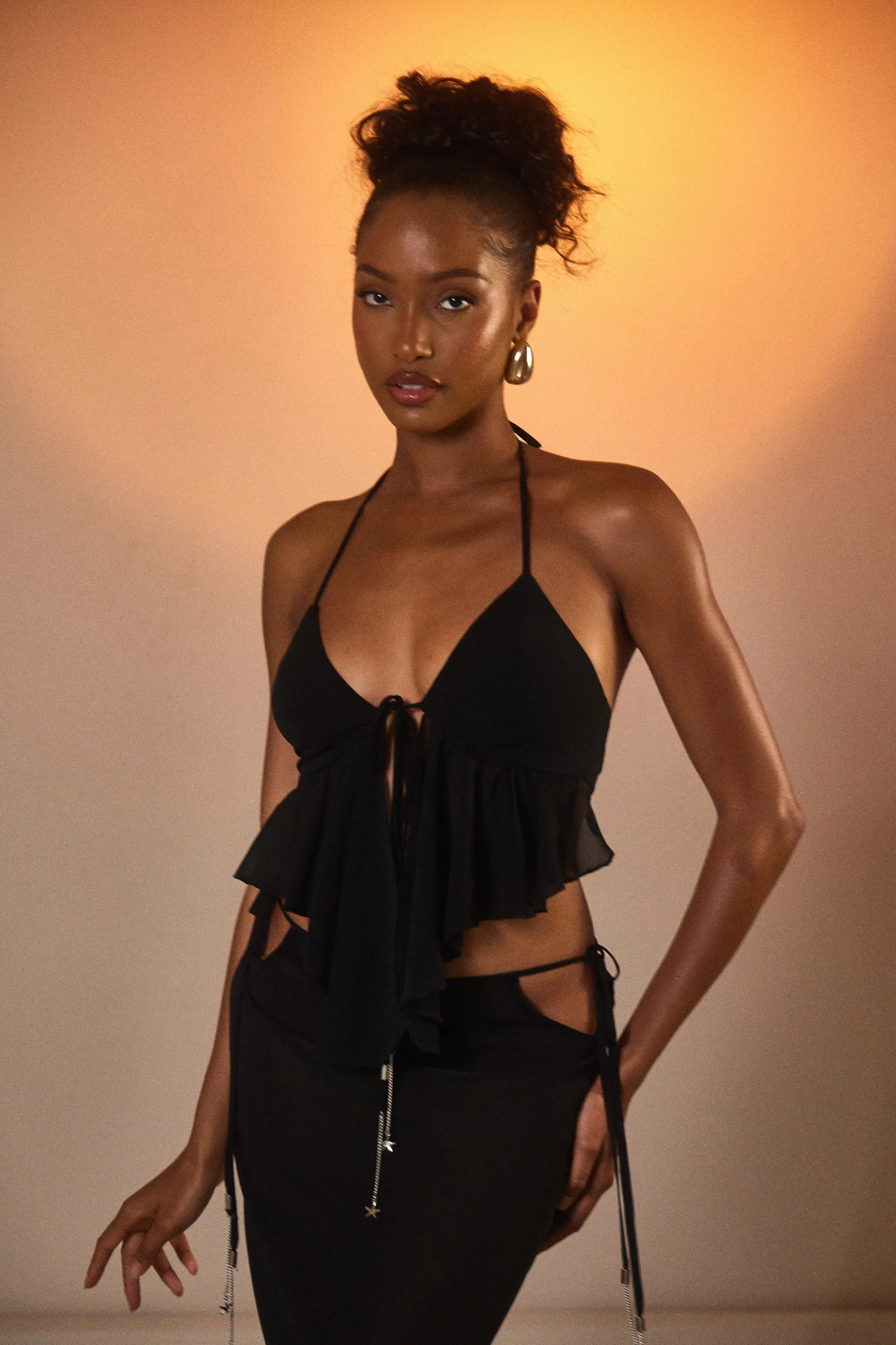 The clementine top - Black