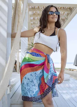 Trippy Chiffon Cover Up