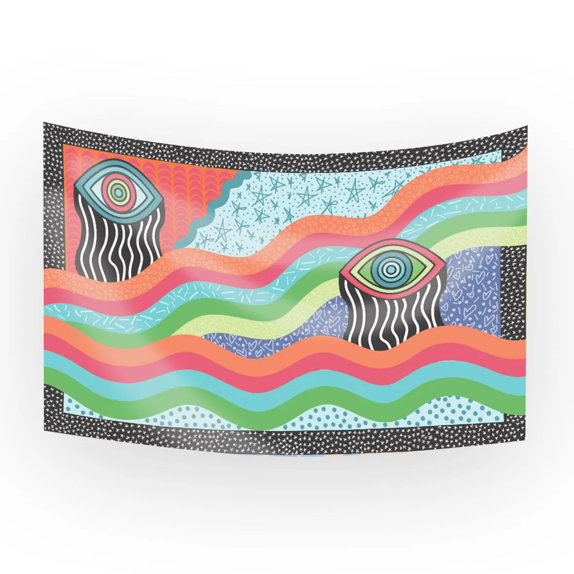 Trippy Chiffon Cover Up