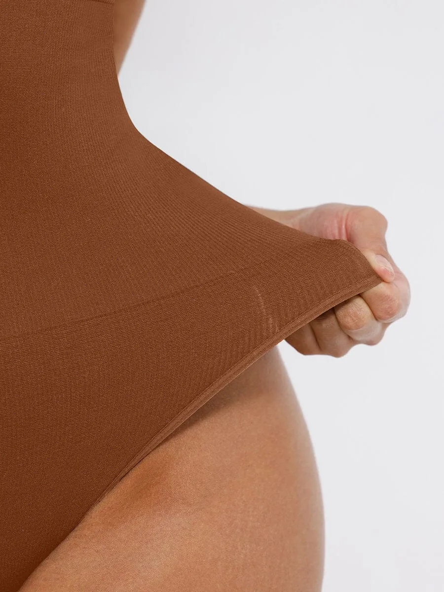 Wholesale Seamless Deep V Waist and Abdomen Shaping Bodysuit