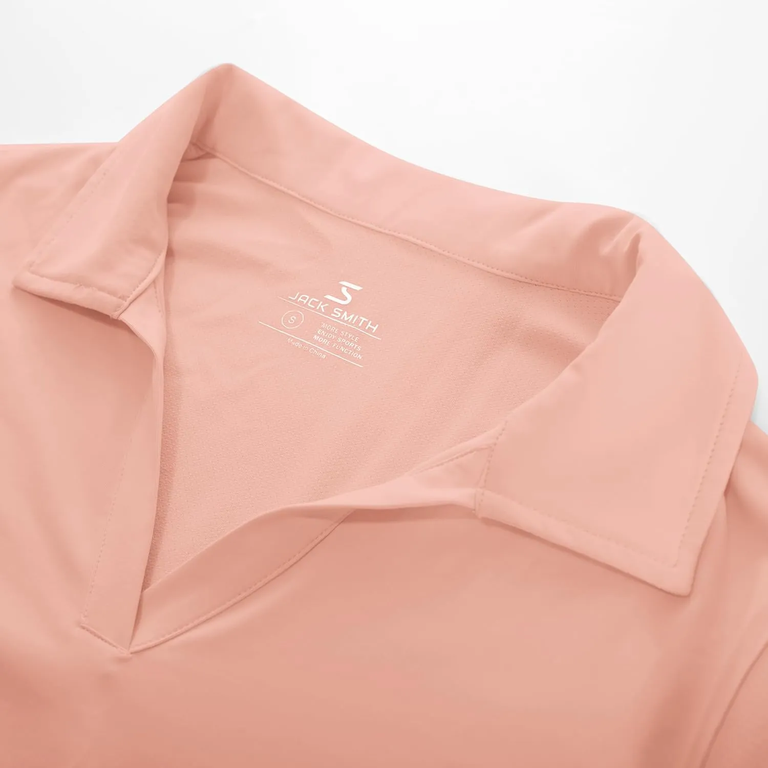 Women's Golf Polo Shirt V Neck Short Sleeve Tennis Shirt Sun Protection Moisture Wicking Athletic Tops