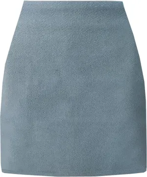 Women's High Waist Wool Fall Winter Mini Pencil Bodycon Skirt