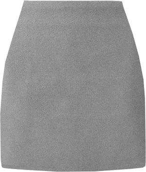 Women's High Waist Wool Fall Winter Mini Pencil Bodycon Skirt