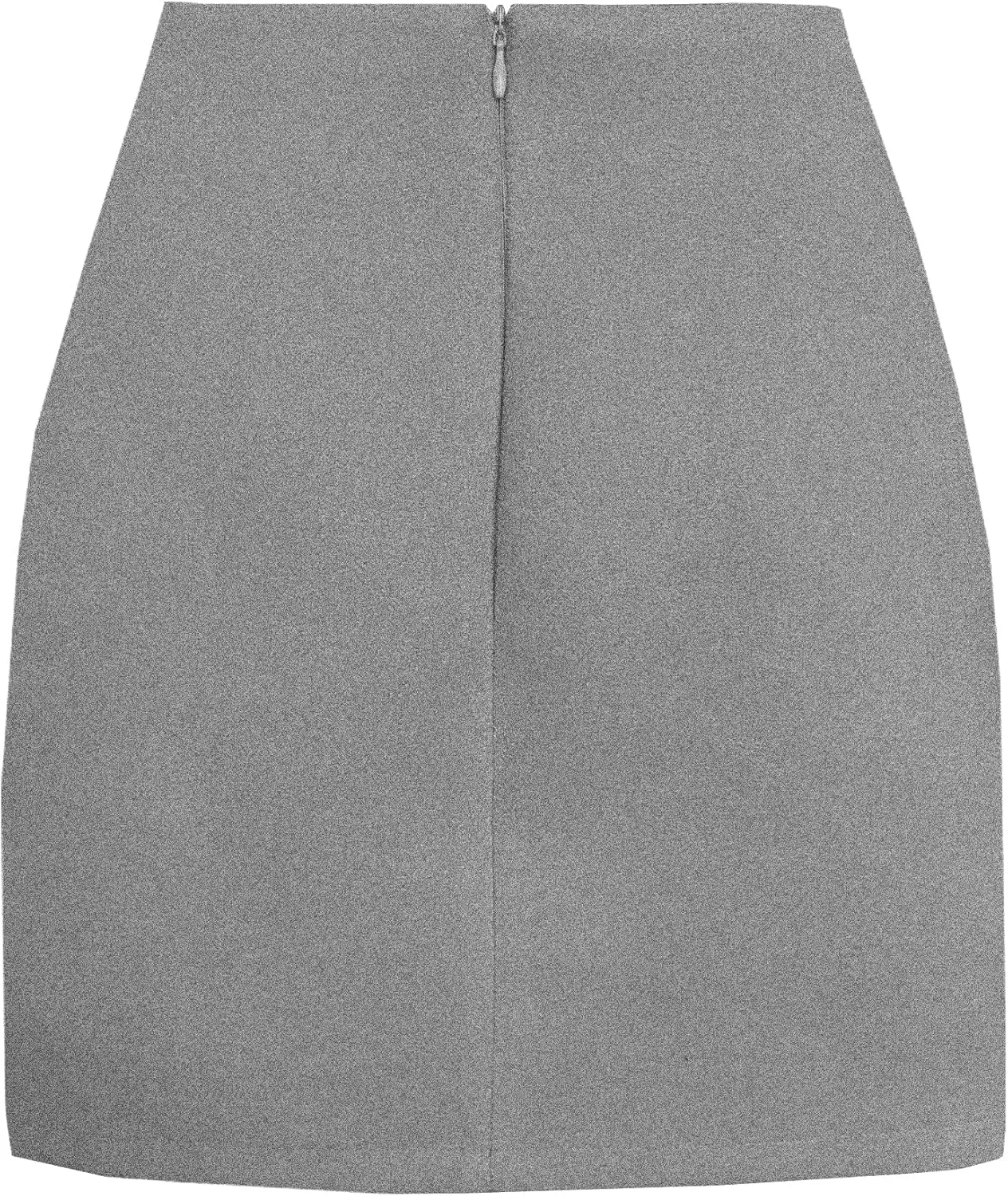 Women's High Waist Wool Fall Winter Mini Pencil Bodycon Skirt